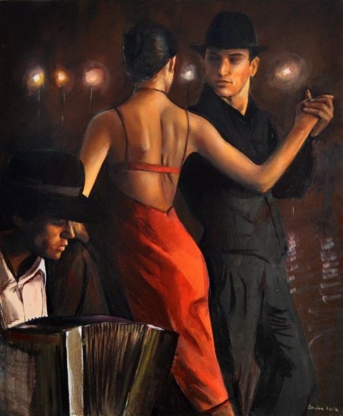 Алмазная мозаика 40х50 танго