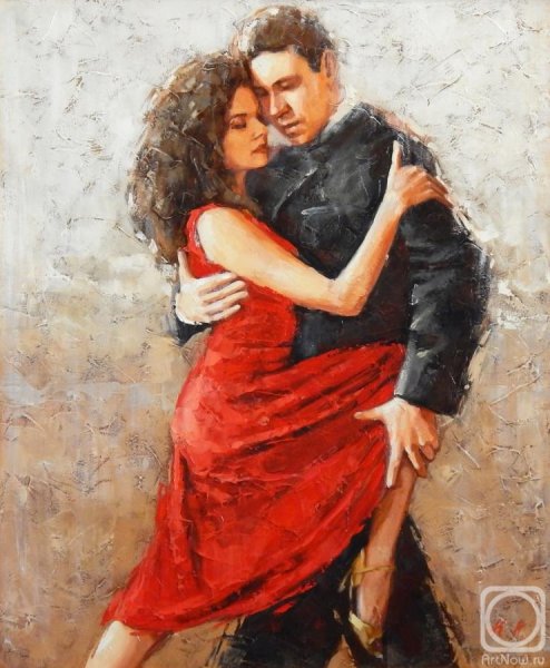 Танго. Художник Фабиан Перез (Fabian Perez)