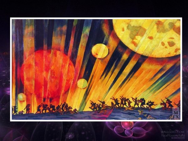 Картина Юона новая Планета