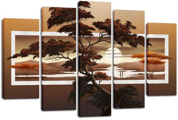 Панно на стену из трех частей