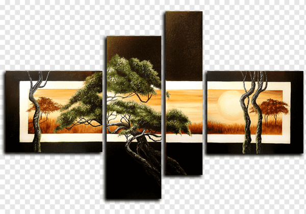 Панно на стену из нескольких частей