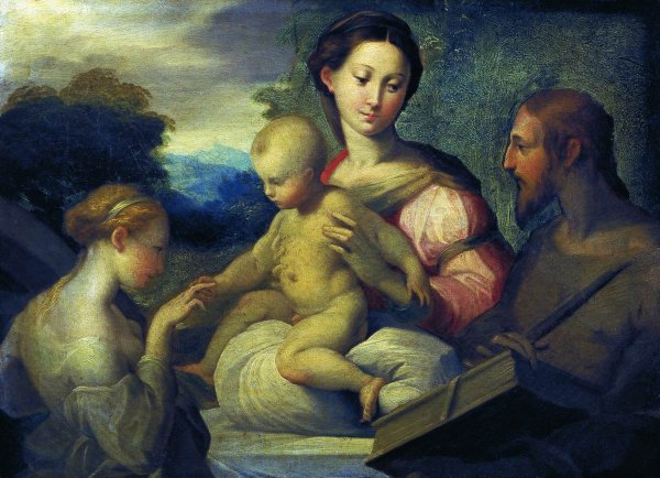 Франческо Маццола Пармиджанино Мадонна