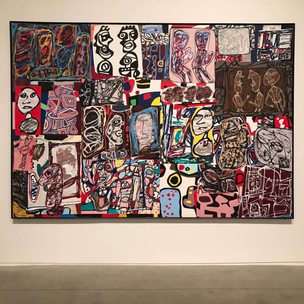 Жан Дюбюффе. Картина. «Пейзаж бесформенного», 1952