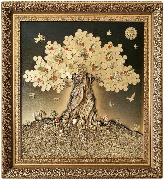 Панно "денежное дерево"