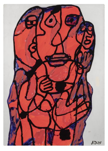 Фотографии самого художника ж Дюбюффе