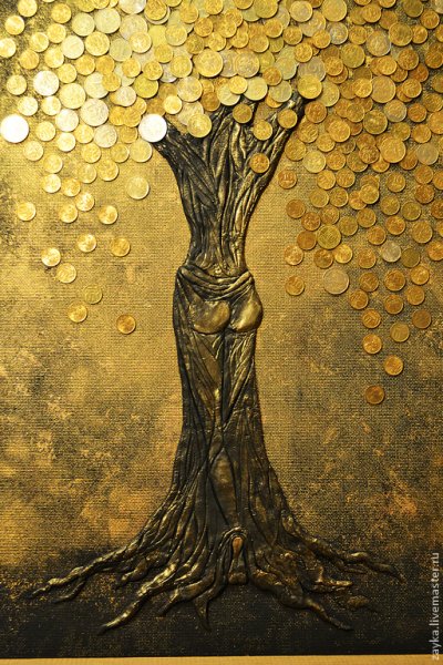 Панно из монет