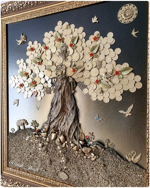 Панно "денежное дерево"