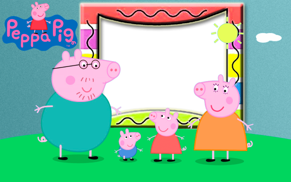 Свинка Пеппа рамка