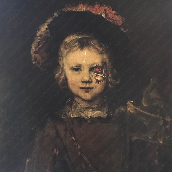 Мона Лиза пародии череп