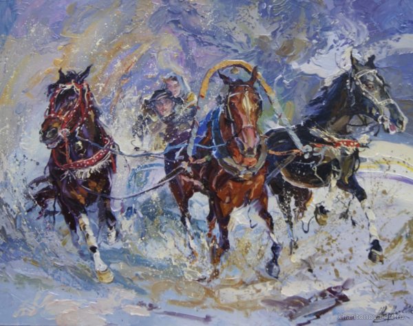 Суриков тройка картина