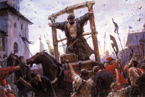 Казнь Степана Разина картина