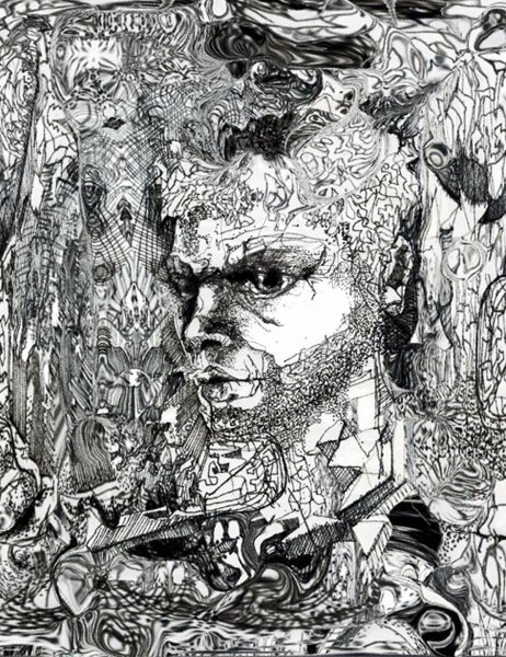 Ричард Дадд автопортрет