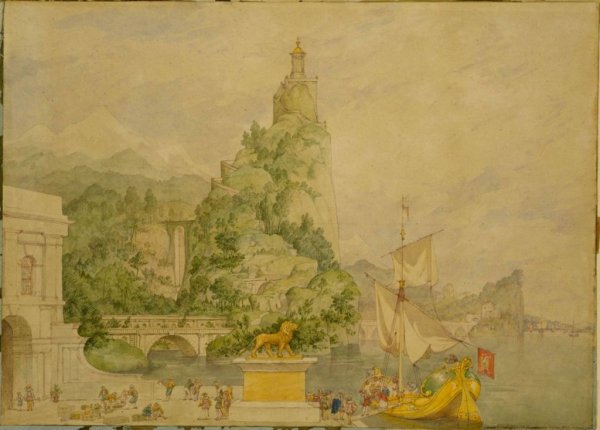 Ричард Дадд (1817-1886) "приди в эти желтые Пески"