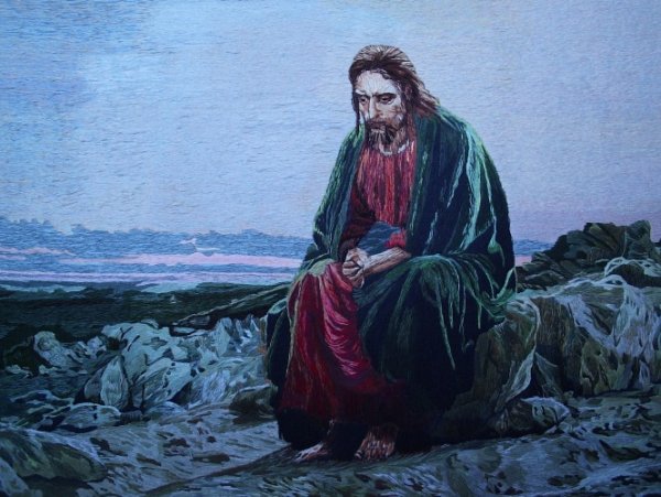 Картина Крамского и.н. «Христос в пустыне» (1872)