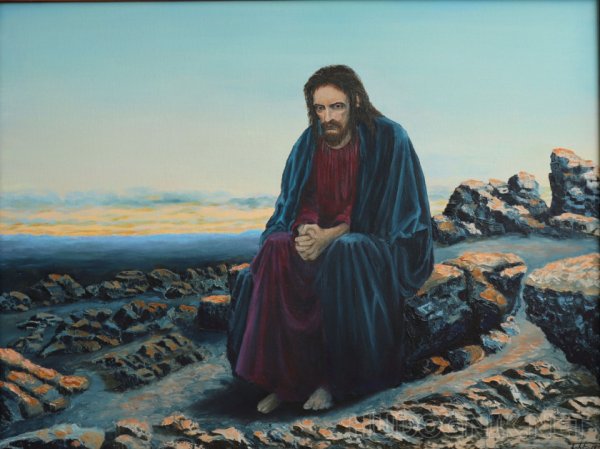 Крамской Иван Николаевич Христос в пустыне
