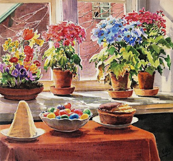 Акварели княгини Ольги Александровны Романовой