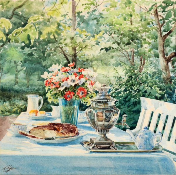 Акварели княжны Ольги Александровны