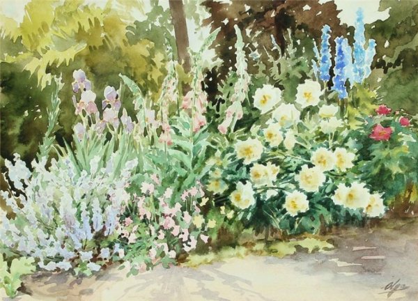 Весенние акварели Ольги Александровны Романовой