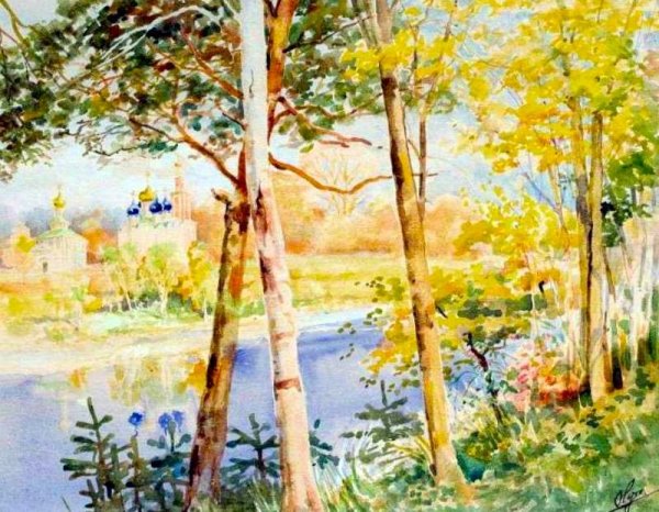 Осенние пейзажи Ольги Александровны Романовой