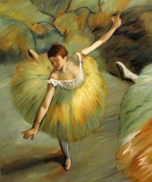 Балерина маслом