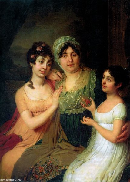 Боровиковский портрет графини Безбородко с дочерьми