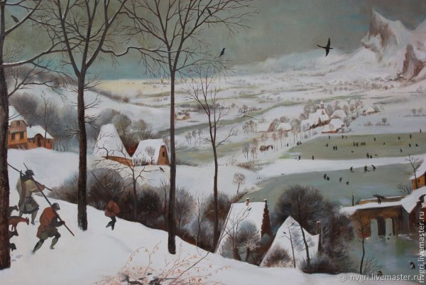 Питер брейгель старший охотники на снегу