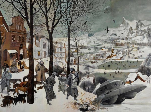 Тарковский Андрей охотники на снегу