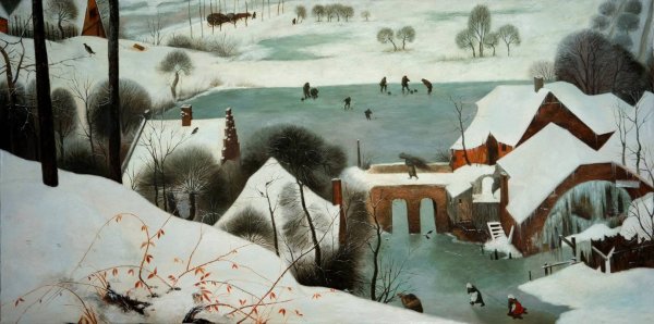 Питер брейгель охотники на снегу