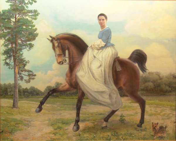 Фрэнк Дикси художник всадница