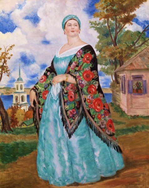 Кустодиев Купчиха