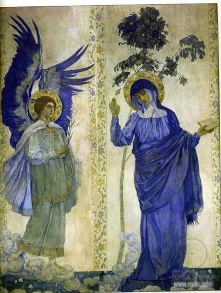 Нестеров Благовещение Пресвятой Богородицы