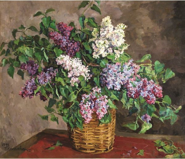 Сирень, маслом,Кончаловский,