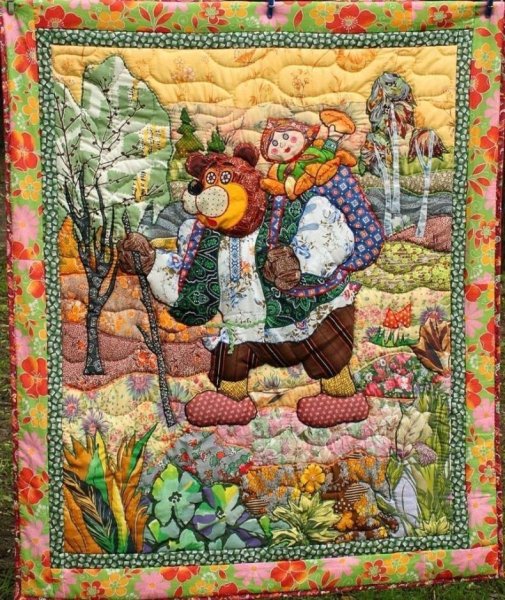 Лоскутные картины лоскутное шитье пэчворк Владимир Бунов