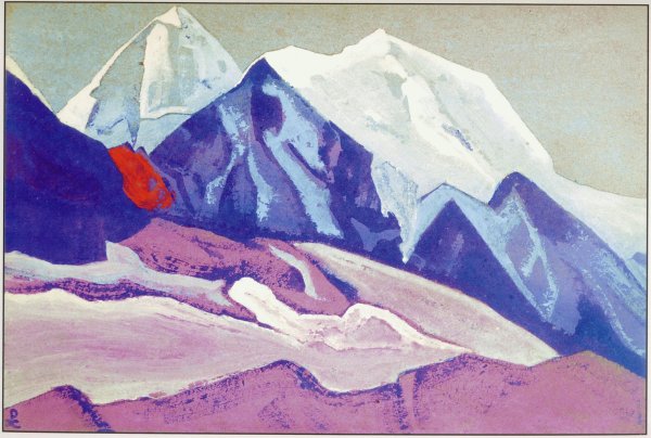 Николай Рерих Гималаи голубые горы