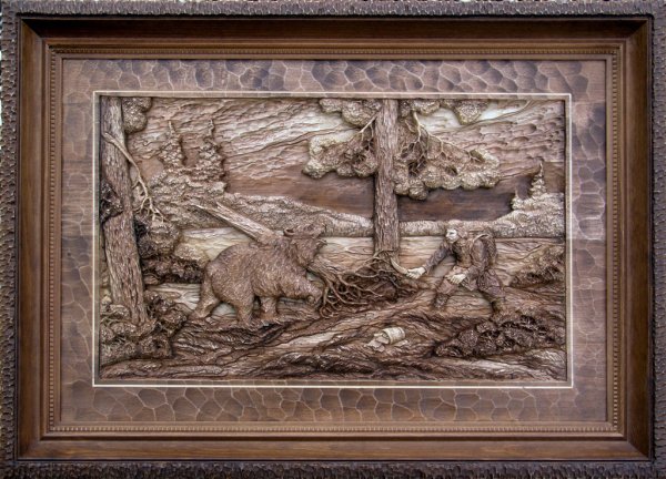 Дубовик резьба по дереву