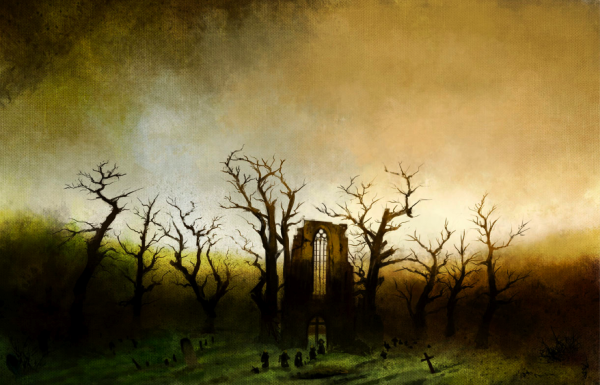 Каспар Давид Фридрих аббатство в Дубовом