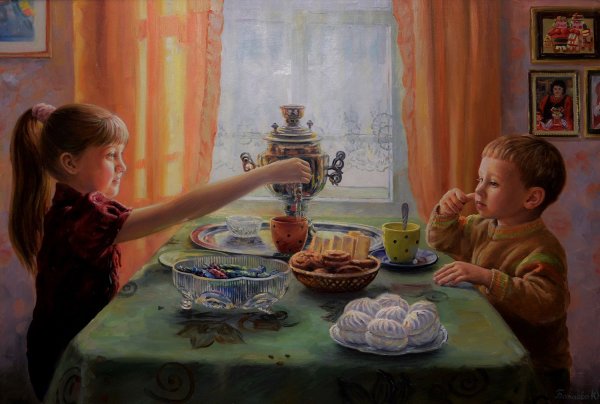 Джузеппе де Ниттис Breakfast in the Garden