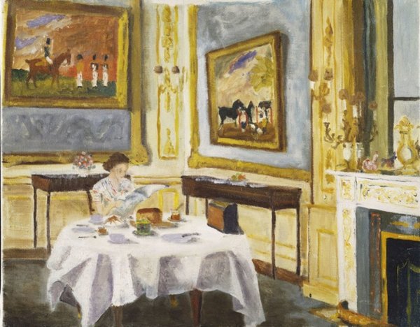 Картина Зинаиды Евгеньевны Серебряковой за обедом