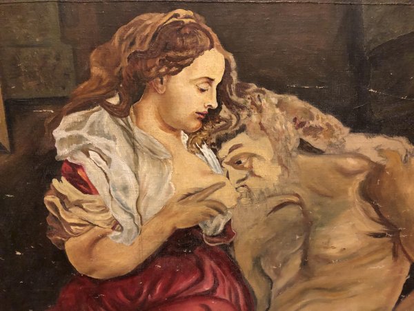 Питер Пауль Рубенс отцелюбие римлянки