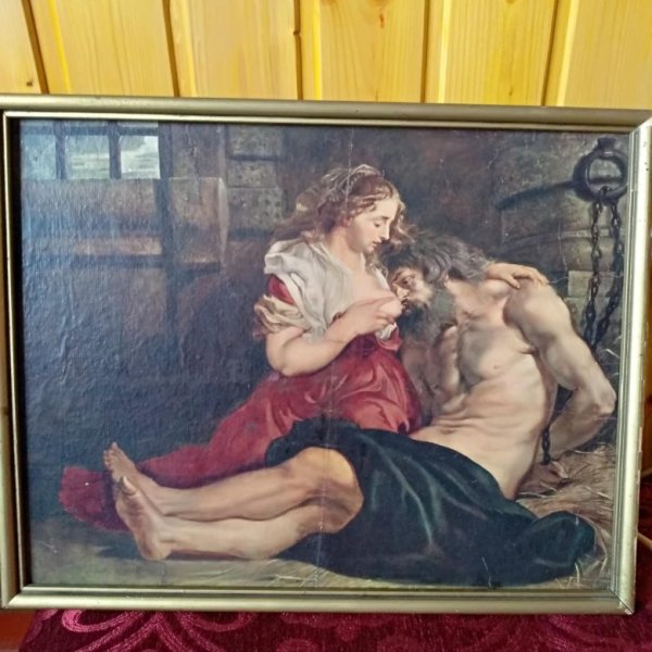 Картина отцелюбие римлянки Рубенс