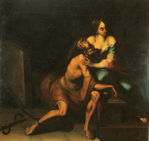 Питер Пауль Рубенс отцелюбие римлянки