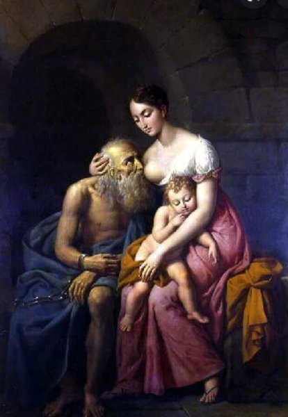 ВУЭ Симон отцелюбие римлянки