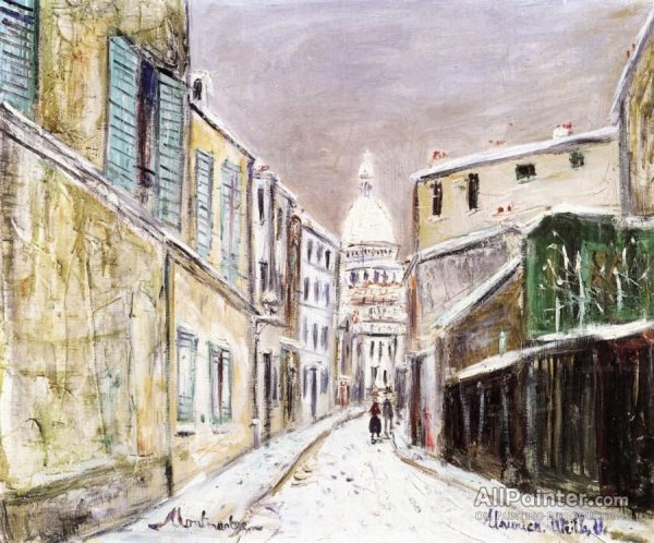 Морис Утрилло "улица сен-рюстик
