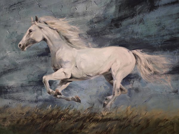 Художник анималист Лайонел Эдвардс лошади