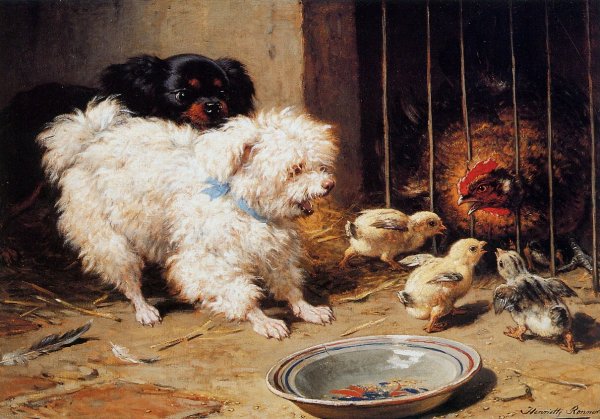 Художник Henriette Ronner-Knip (1821-1909