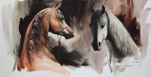 Художник Ильяс Айдаров картины анималистика