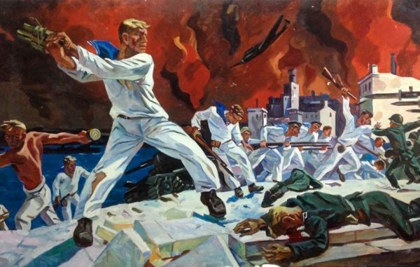 А.А.Дейнека «оборона Севастополя» (1943)