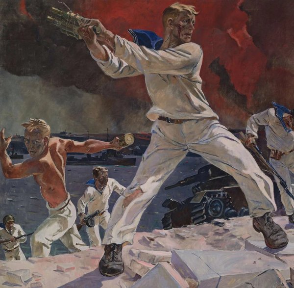 Александр Дейнека оборона Севастополя 1942