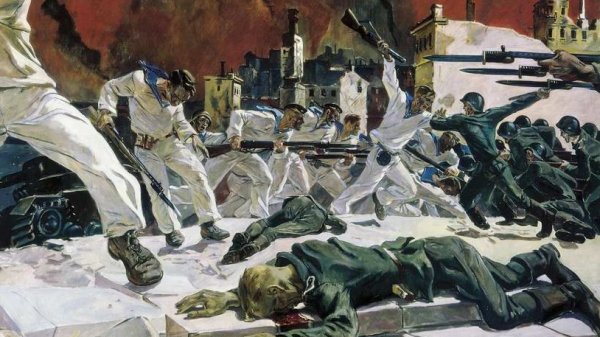 Дейнека оборона Севастополя 1942 оригинал