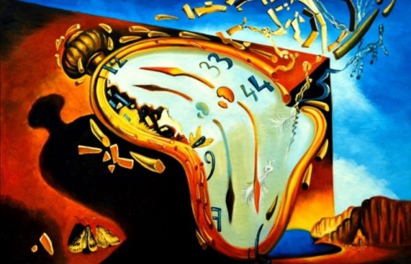 Картина Сальвадора дали утекающее время